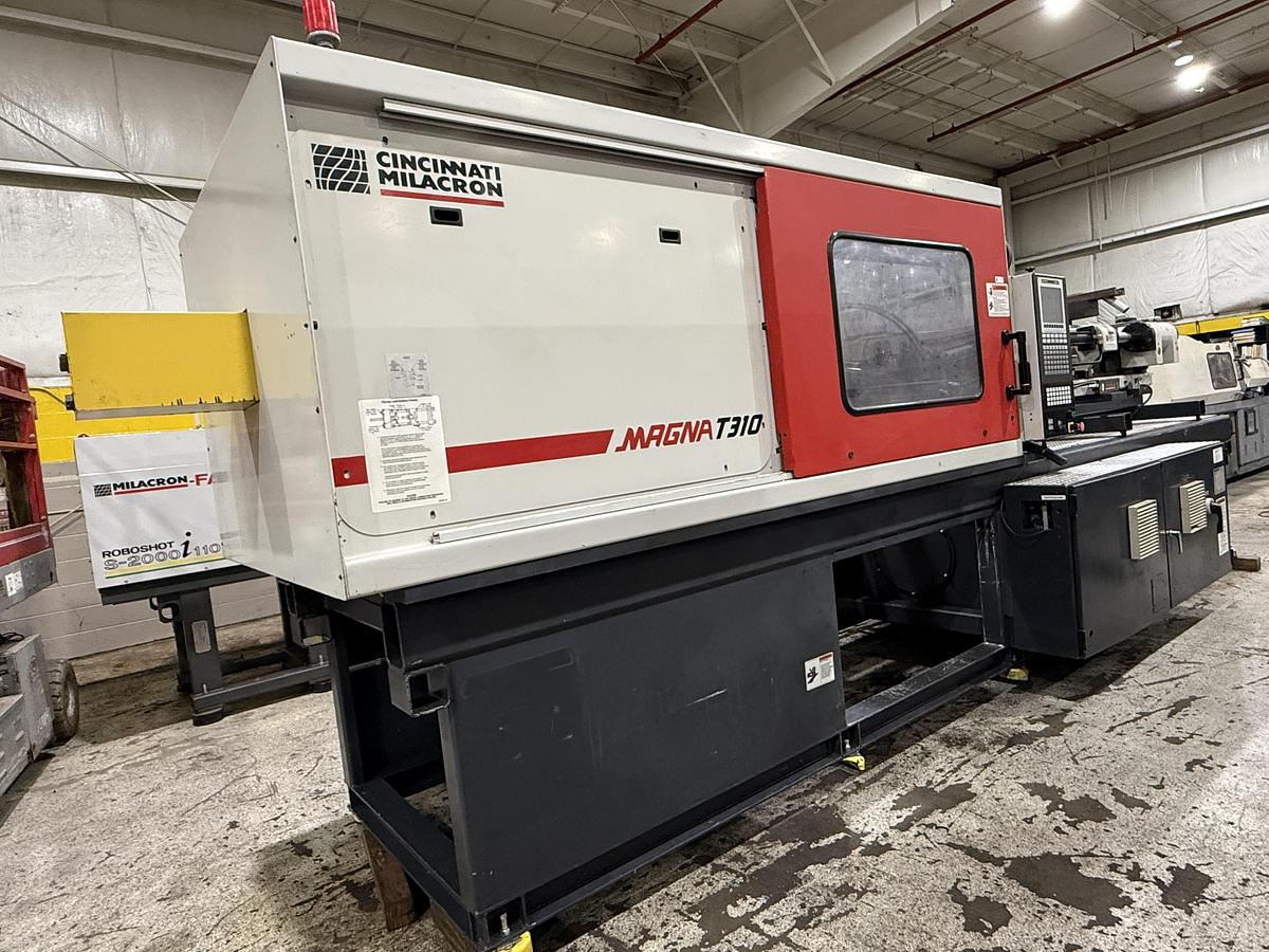 Used 1999 CINCINNATI MILACRON 310 Ton Injection Molding Machine MT310-22 USED #151852