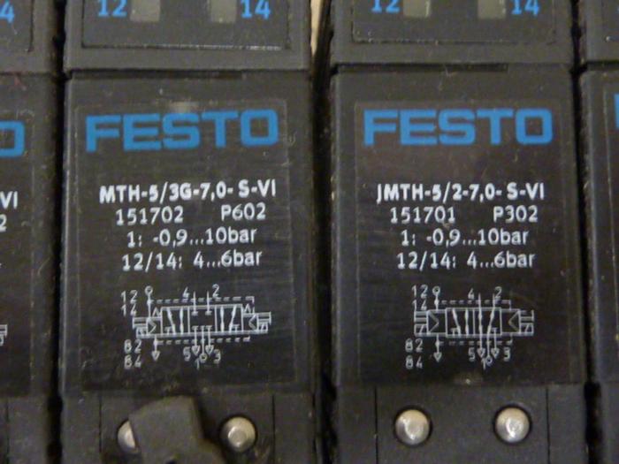 Used FESTO Control Block w/ Valves IFB8-03 #52790