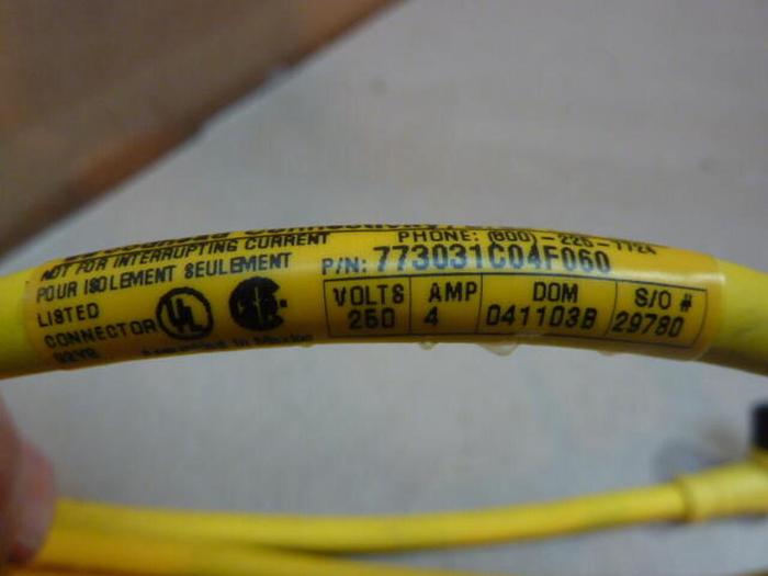 BRAD HARRISON / WOODHEAD Cable 773031C04F060 #29789