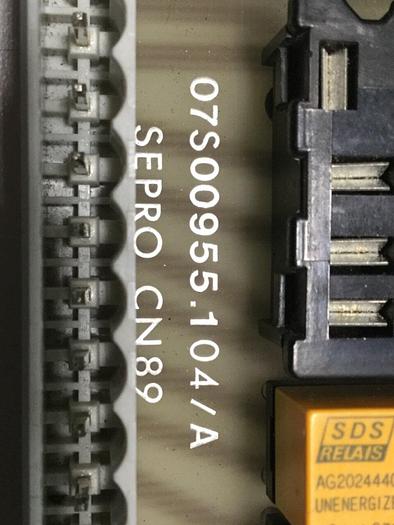 Used SEPRO ROBOTIQUE Circuit Board 07S00955.104/A #105032