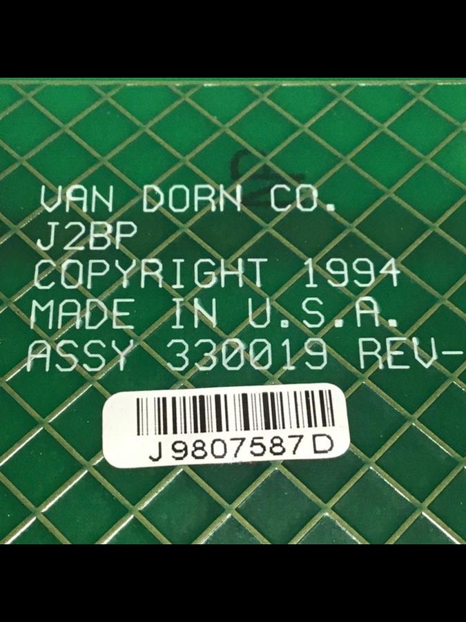 Used VAN DORN Circuit Board 330019 PC330-019 330-019 Used
