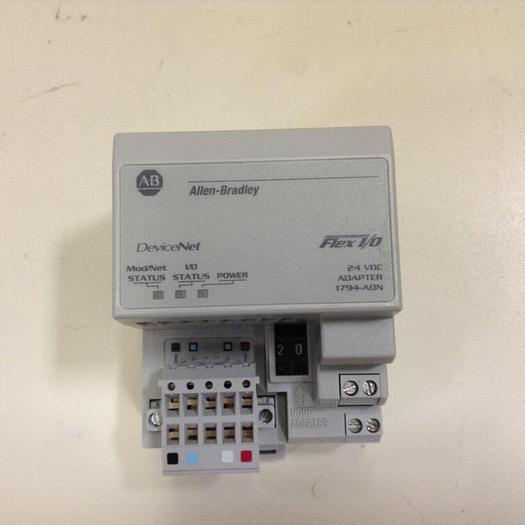 Used ALLEN BRADLEY Devicenet Adapter 1794-ADN SER B #68544