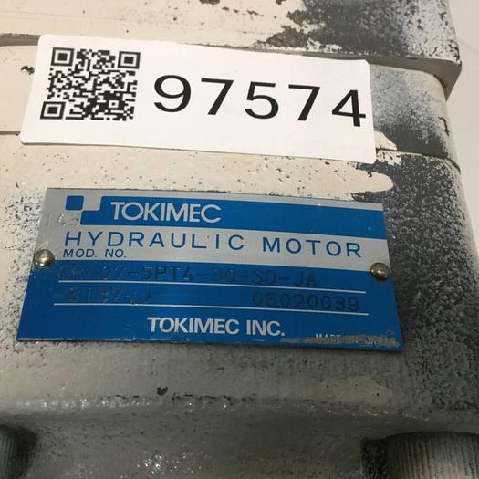 Used TOKIMEC Hydraulic Motor CR-07-5PT4-30-SD-JA-S137-J #97574