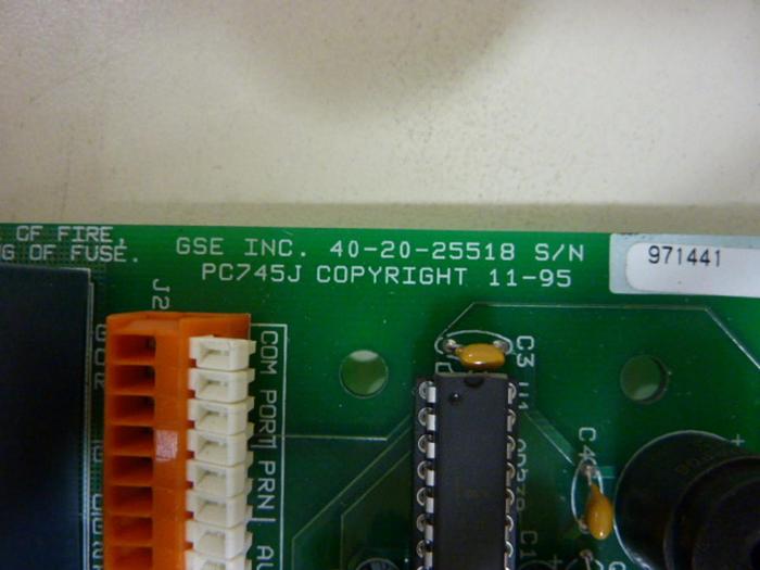 Used GSE Circuit Board PC745J 40-20-25518 #51352