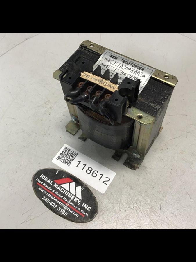 Used GOMI ELECTRIC 0.1 kVA Transformer T-1B 100VA #118612