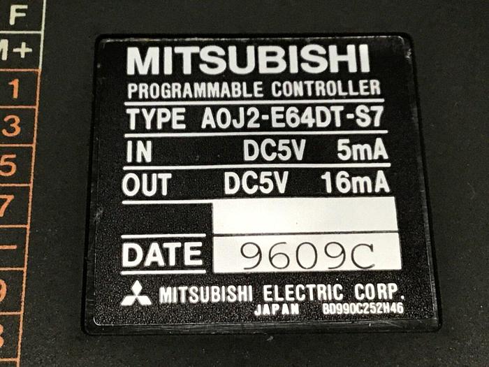 Used MITSUBISHI Programmable Controller A0J2-E64DT-S7 #112371