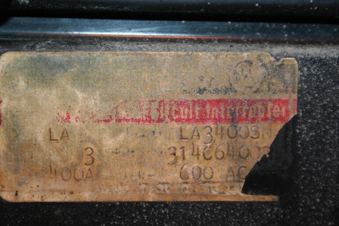 Used WESTINGHOUSE 400 Amp Circuit Breaker LA3400SN Used