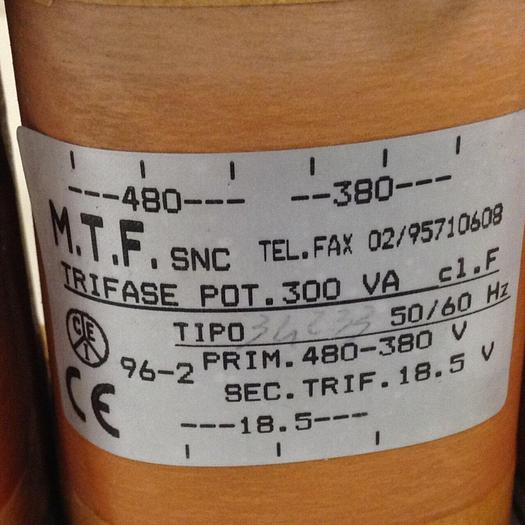 Used MTF 0.3 kVA Transformer 36233 #80448