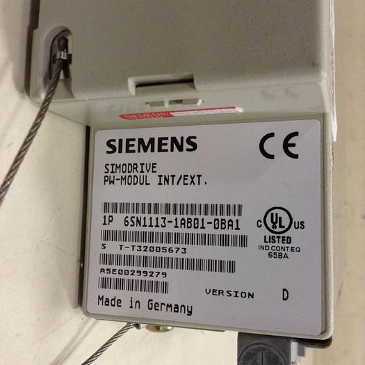 Used SIEMENS Servo Module 6SN1113-1AB01-0BA1 Used