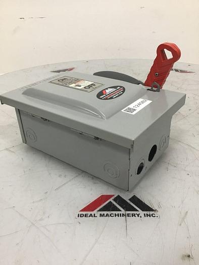 Used SIEMENS 30 Amp Safety Disconnect Switch HNF361 VBII #124082