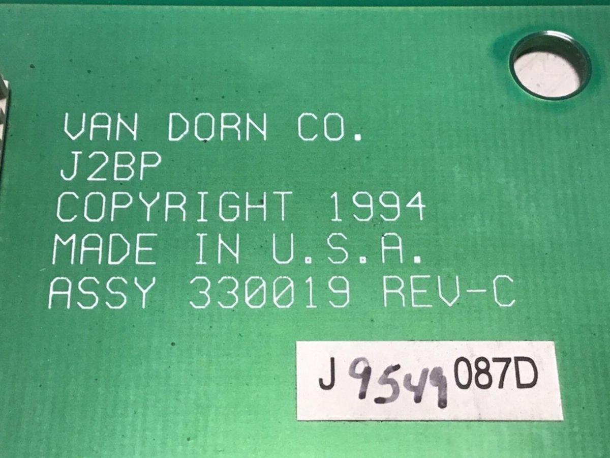 Used VAN DORN Circuit Board 330019 PC330-019 330-019 Used
