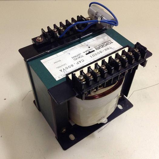 Used TOYOZUMI DENGEN KIKI 0.8 kVA Transformer TNK-800U1 #87136