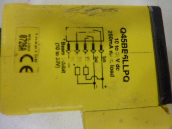 Used BANNER ENGINEERING Sensor Q45BB6LLPQ USED