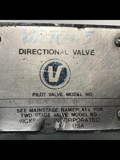 Used VICKERS DG4S4 016C 50 Directional Valve Used #142507