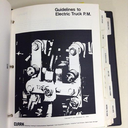 Used CLARK EQUIPMENT Various Manuals MANUAL SRC USED