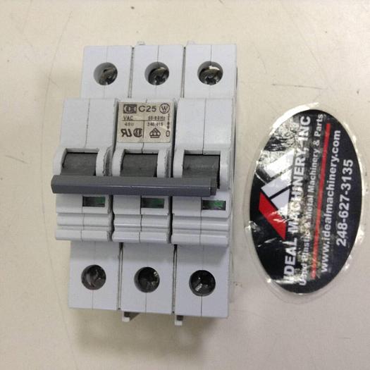 Used CUTLER HAMMER 25 Amp Circuit Breaker SPCL3C25 #75769