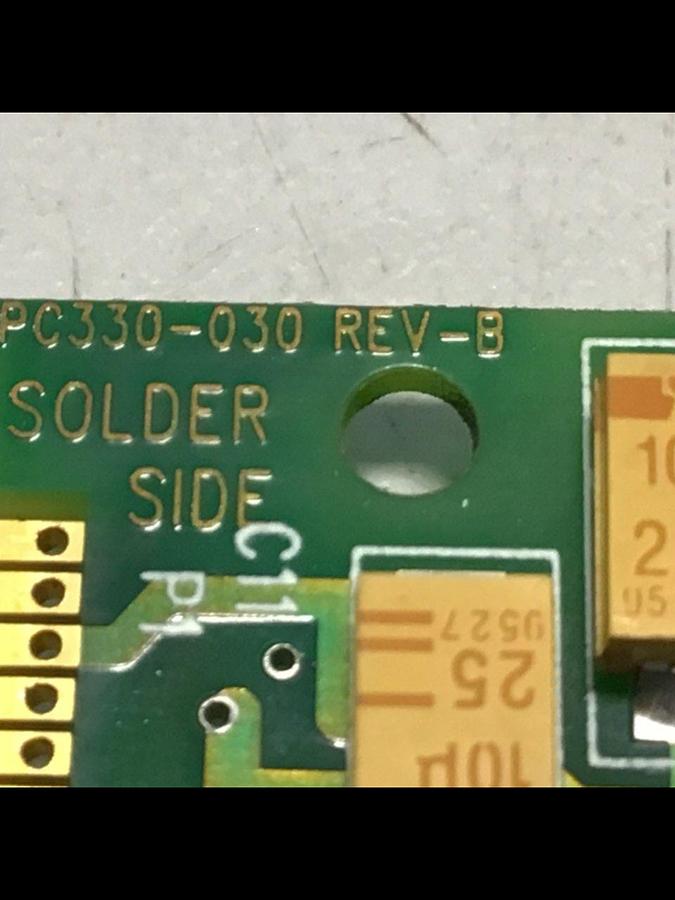 Used VAN DORN Temperature Circuit Board PC330-021 330-021 #126727