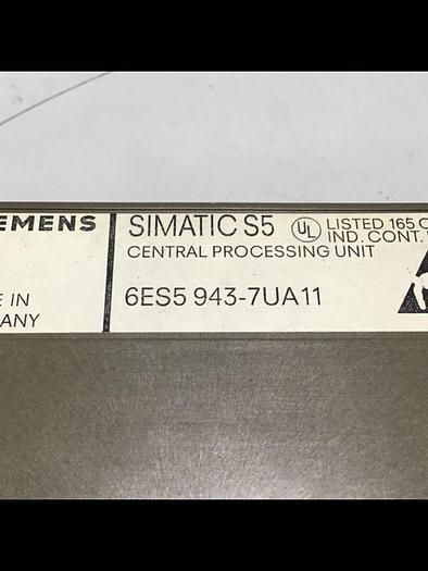 Used SIEMENS CPU Module 6ES5 943-7UA11 Used