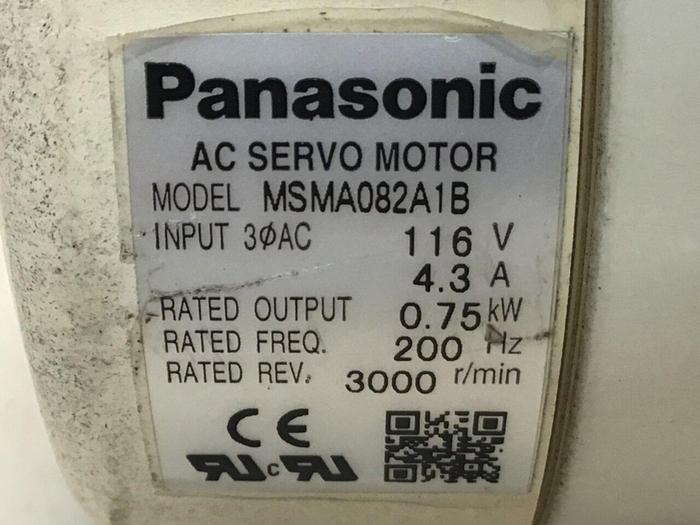 Used PANASONIC Servo Motor MSMA082A1B Used