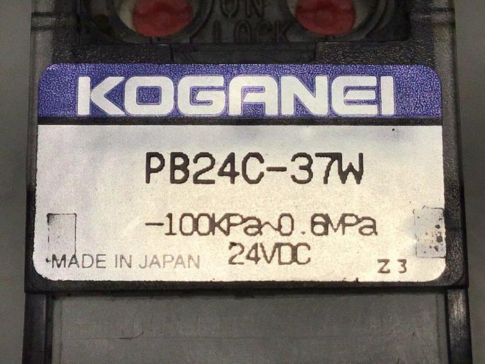 Used KOGANEI Solenoid Valve PB24C-37W #122222