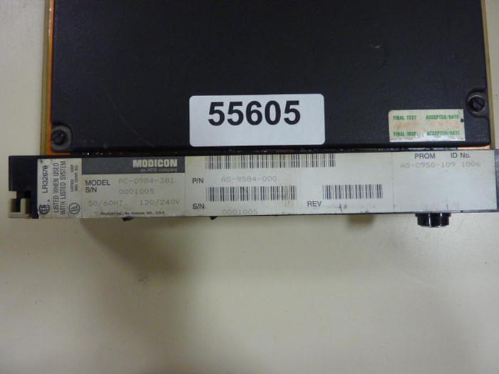Used AEG Programmable Controller PC-0984-381 #55605
