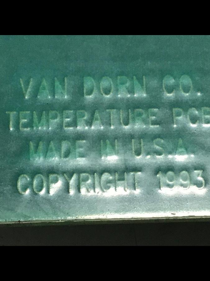 Used VAN DORN Temperature Circuit Board PC330-021 330-021 #140940