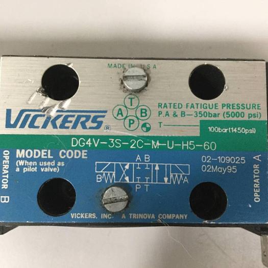Used VICKERS Valve DG4V-3S-2C-M-U-H5-60 #90548