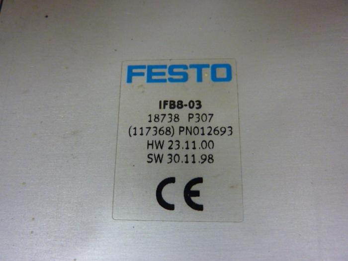 Used FESTO Control Block w/ Valves IFB8-03 #52796
