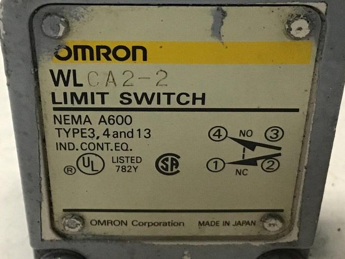 Used OMRON Limit Switch WLCA2-2 #121872