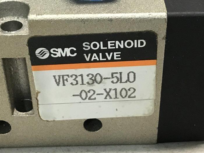 Used SMC Solenoid Valve VF3130-5L0-02-X102 #114515