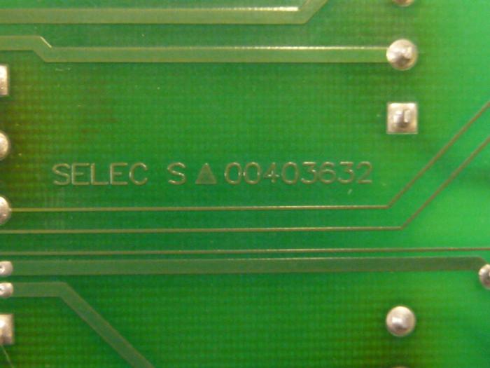 Used SELEC Circuit Board 08110125 Used