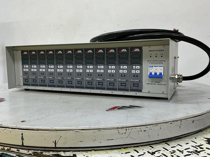 Used METAL FABRICATOR 12 Zone HRTC-12S/L-A1 Hot Runner USED