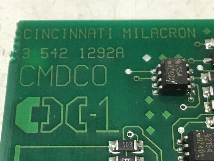 Used CINCINNATI MILACRON Circuit Board 3-542-1292A / BRACKET Used