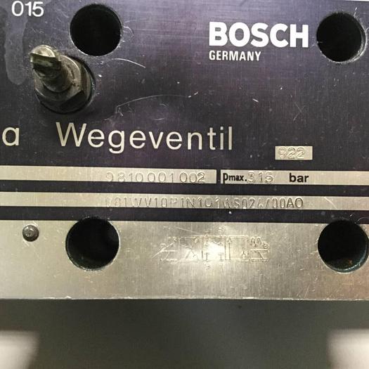 Used BOSCH Valve 0 810 001 002 #92297