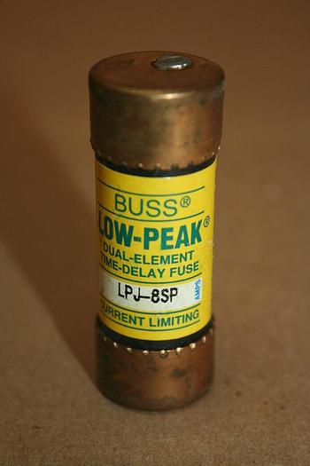 Used BUSSMANN 8 Amp Fuse LPJ-8SP #19828