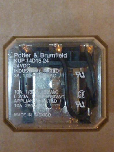 Used POTTER & BRUMFIELD Relay KUP-14D15-24 #27520