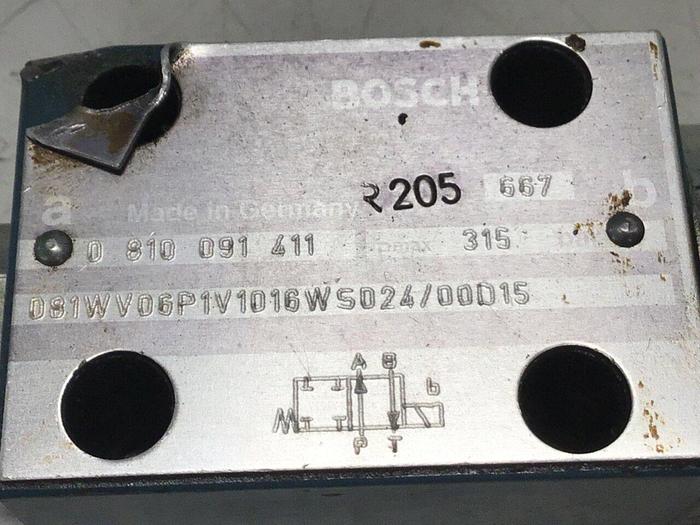 Used BOSCH Valve 0 810 091 411 #136563