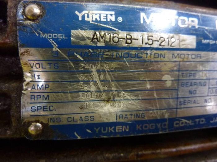 Used YUKEN Hydraulic Unit YA16-B-6-1.5-2121 Used