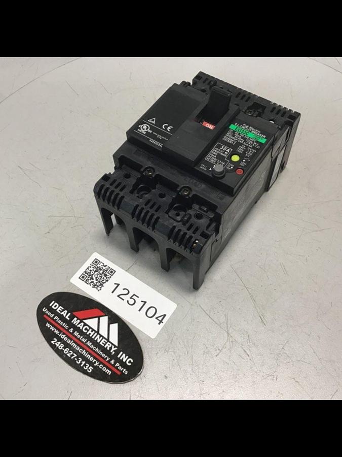 Used FUJI ELECTRIC 30 Amp Circuit Breaker EG33C EB3AEC-030B USED