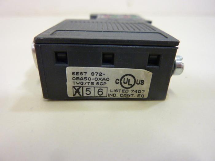 Used SIEMENS Connector 6ES7 972-0BA50-0XA0 #46163