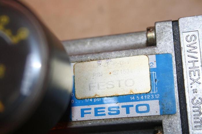 Used FESTO Regulator Plate & Gauge LR-ZP-P-D-1 Used
