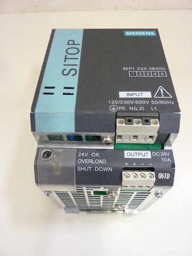 Used SIEMENS Power Supply 6EP1 334-3BA00 #46031