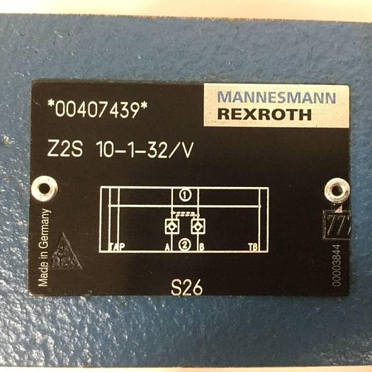 Used REXROTH Valve Z2S10132V #90624