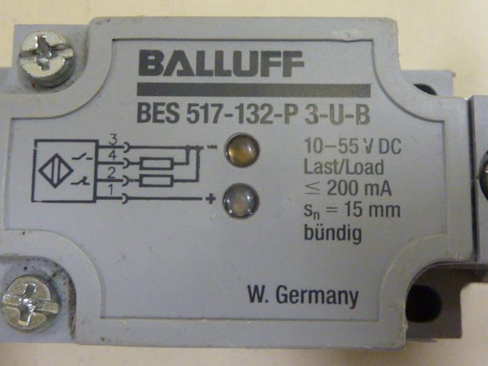 Used BALLUFF Proximity Switch Sensor BES 517-132-P 3-U-B #64798