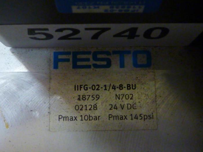 Used FESTO Control Block / Valve Terminal IFB8-02 #52740