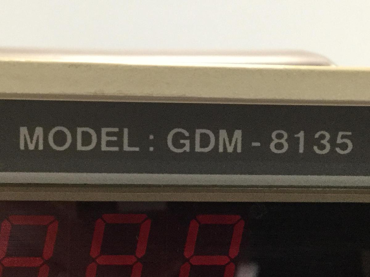 Used GW INSTEK Digital Multimeter GDM-8135 Used