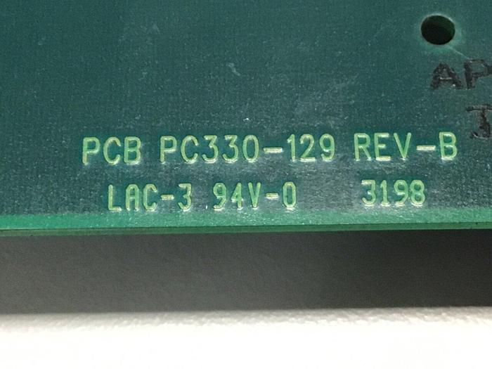 Used VAN DORN Operator Interface Board 330129 PC330-129 330-129 Used