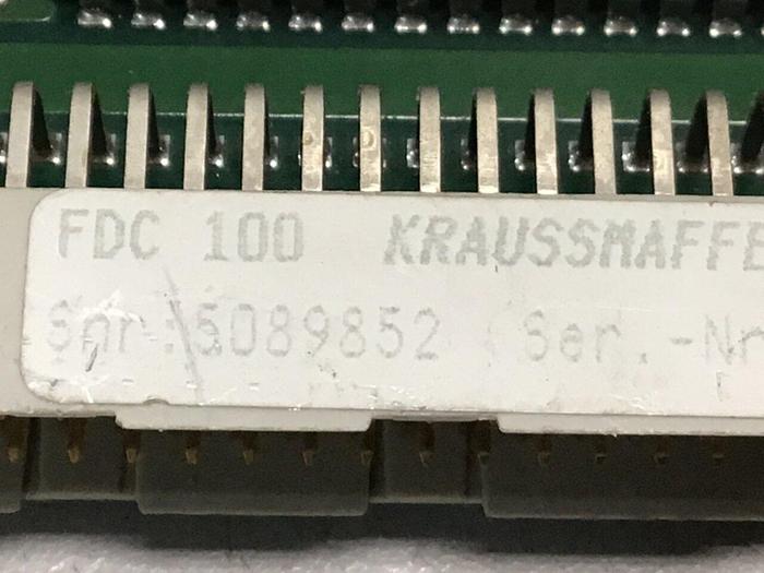 Used KRAUSS MAFFEI Circuit Board FDC100 Used