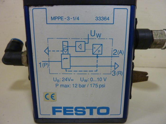 Used FESTO Pressure Regulator MPPE-3-1/4 USED