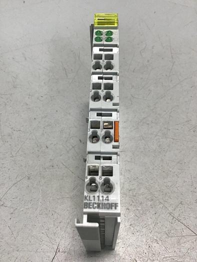 Used BECKHOFF 4-Channel Digital Input Terminal KL1114 #125254